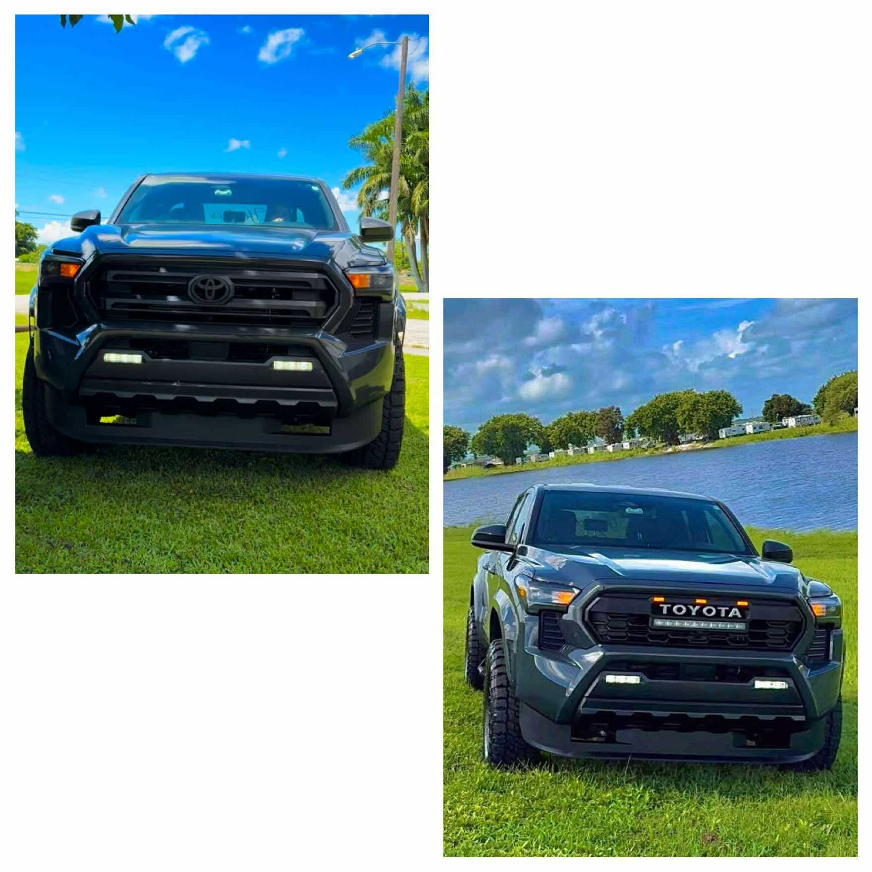 Toyota Tacoma 2024+ TRD Pro Style Grille with LED Light Bar