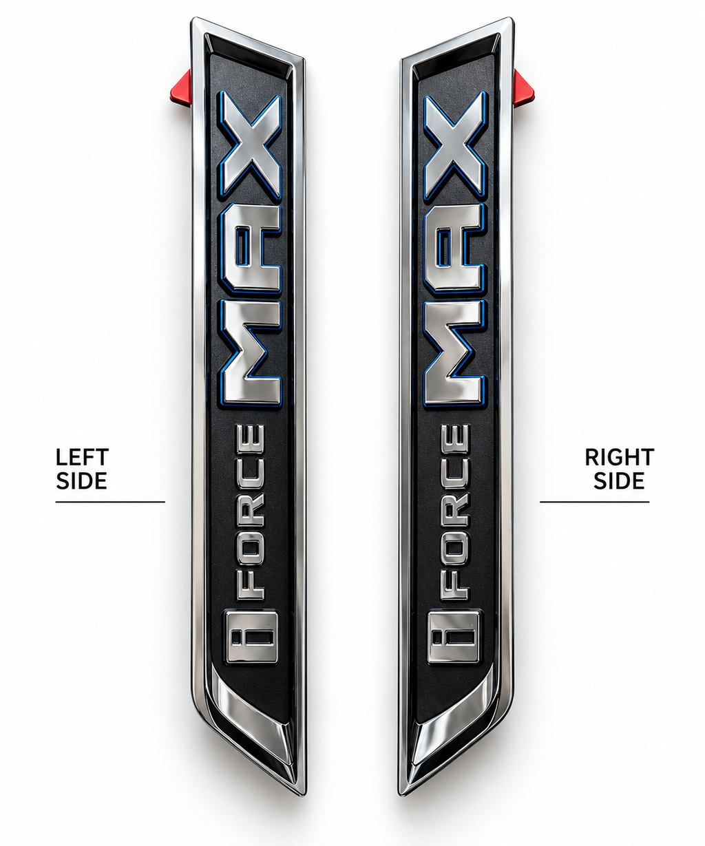 Genuine Toyota i-FORCE MAX Hood Emblems – Left & Right Pair