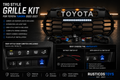 Toyota Tundra 2022-Current TRD Style Grille w/ LED Light Bar & Amber Lights