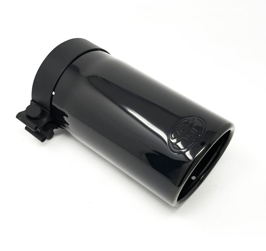 Genuine Toyota Black Chrome Exhaust Tip | Tundra 2022+ & Tacoma 2024+
