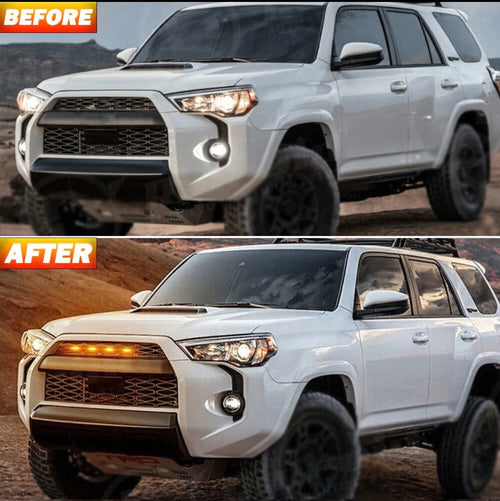 Amber LED Grille Lights | Toyota 4Runner 2014–2024 | Raptor Style