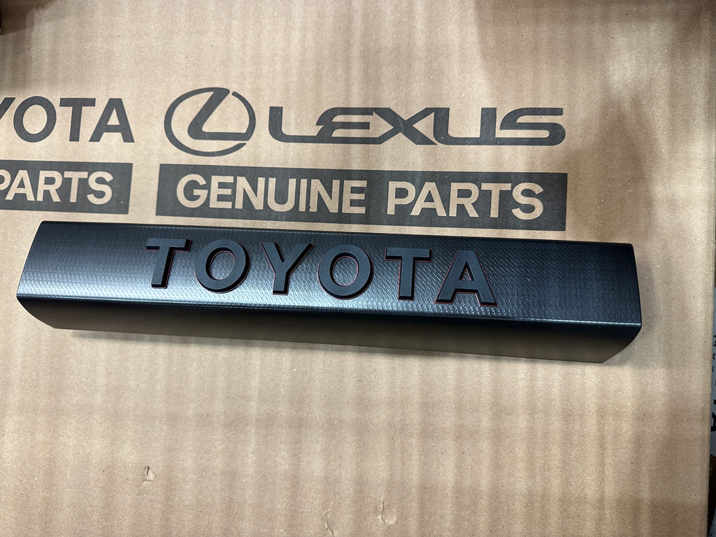 Toyota Tundra 2022+ Passenger Side Dashboard Trim Garnish Molding (TOYOTA Logo)