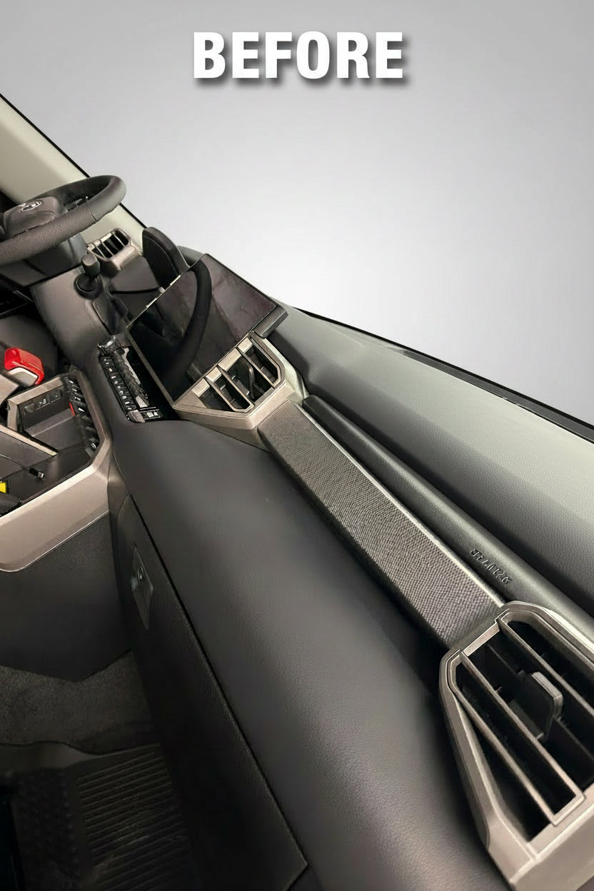 Toyota Tundra 2022+ Passenger Side Dashboard Trim Garnish Molding (TOYOTA Logo)