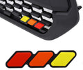 TRD Style Tri-Color Grille Badge Emblem for Toyota Tacoma, Tundra & 4Runner