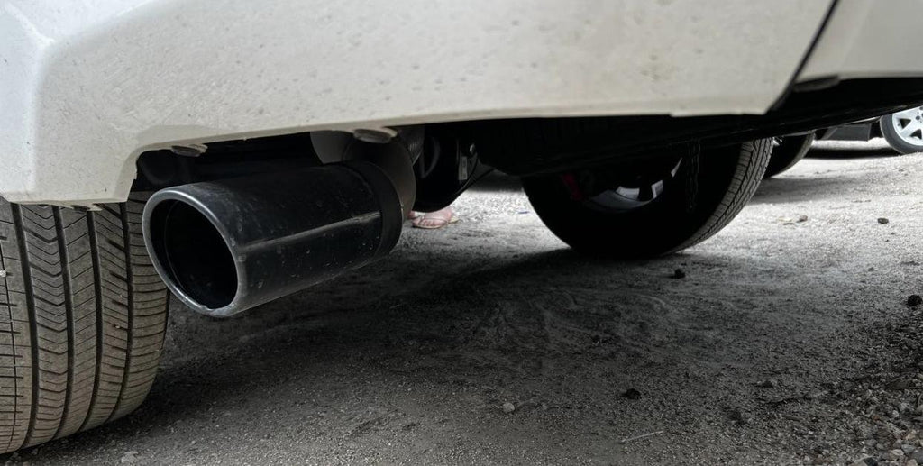 Genuine Toyota Black Chrome Exhaust Tip | Tundra 2022+ & Tacoma 2024+